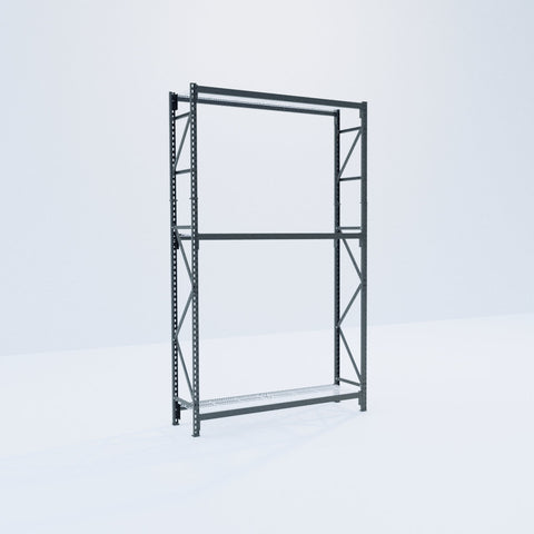 Longspan Metal Shelving - 3100mm High - Full Bay - Mesh Shelf