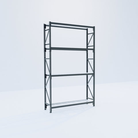 Longspan Metal Shelving - 3100mm High - Full Bay - Mesh Shelf