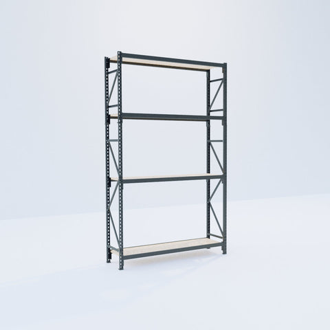 Longspan Metal Shelving - 3100mm High - Full Bay - Particleboard Shelf