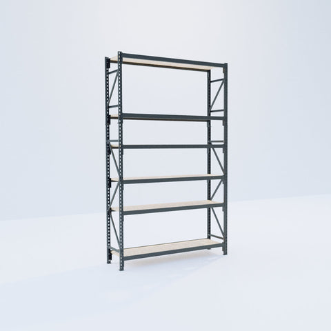 Longspan Metal Shelving - 3100mm High - Full Bay - Particleboard Shelf