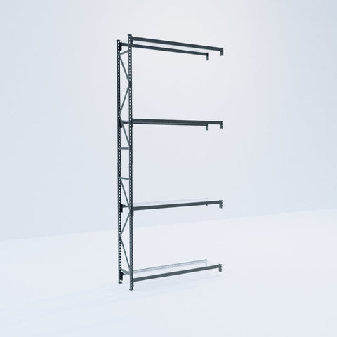 Longspan Metal Shelving - 4200mm High - Add-On Bay - Mesh Shelf