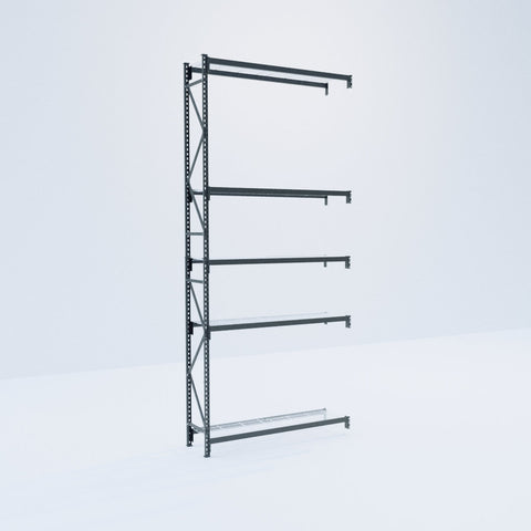 Longspan Metal Shelving - 4200mm High - Add-On Bay - Mesh Shelf