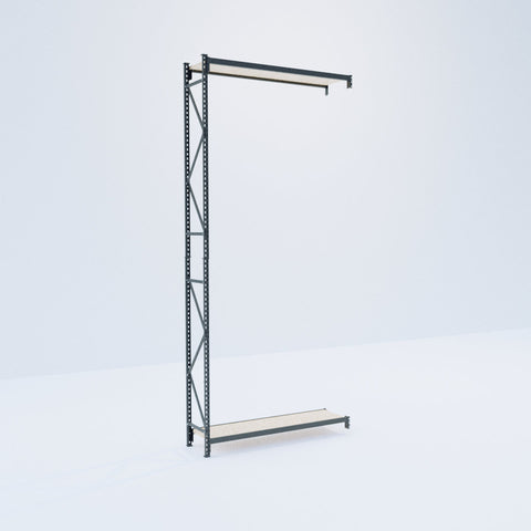 Longspan Metal Shelving - 4200mm High - Add-On Bay - Particleboard Shelf