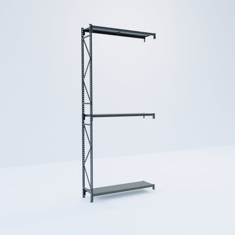 Longspan Metal Shelving - 4200mm High - Add-On Bay - Steel Shelf