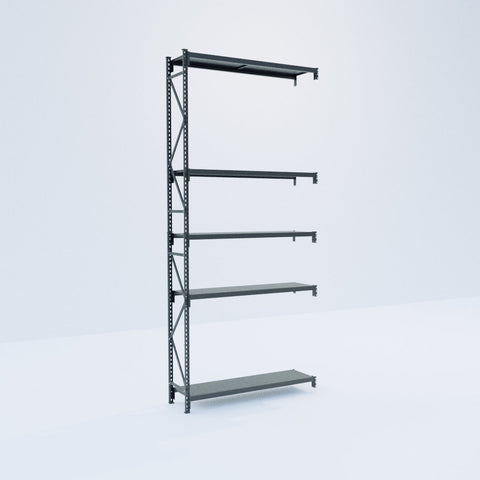 Longspan Metal Shelving - 4200mm High - Add-On Bay - Steel Shelf