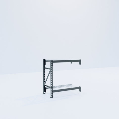 Longspan Metal Shelving - 1000mm High - Add-On Bay - Mesh Shelf