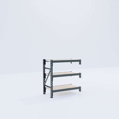 Longspan Metal Shelving - 1000mm High - Add-On Bay - Particleboard Shelf