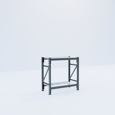 Longspan Metal Shelving - 1000mm High - Full Bay - Mesh Shelf