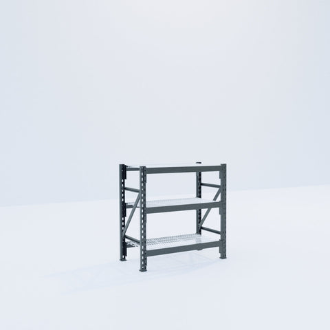 Longspan Metal Shelving - 1000mm High - Full Bay - Mesh Shelf