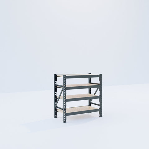 Longspan Metal Shelving - 1000mm High - Full Bay - Particleboard Shelf