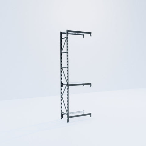 Longspan Metal Shelving - 3100mm High - Add-On Bay - Mesh Shelf