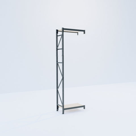 Longspan Metal Shelving - 3100mm High - Add-On Bay - Particleboard Shelf