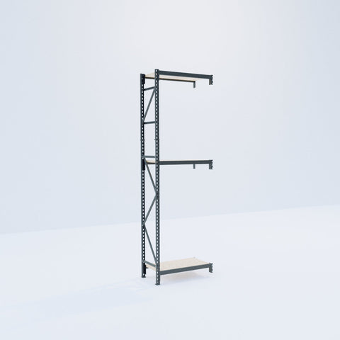 Longspan Metal Shelving - 3100mm High - Add-On Bay - Particleboard Shelf