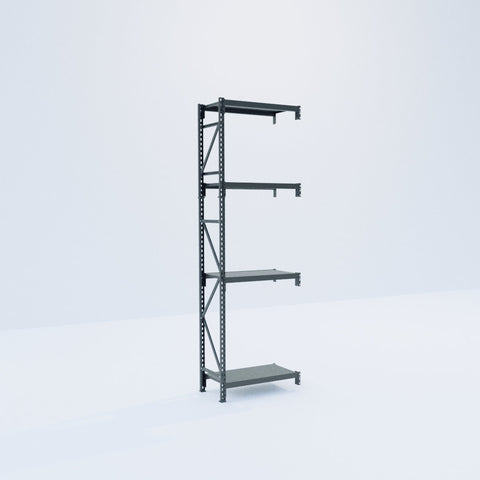 Longspan Metal Shelving - 3100mm High - Add-On Bay - Steel Shelf