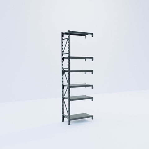 Longspan Metal Shelving - 3100mm High - Add-On Bay - Steel Shelf