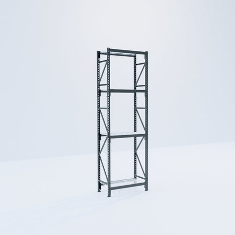 Longspan Metal Shelving - 3100mm High - Full Bay - Mesh Shelf