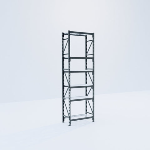 Longspan Metal Shelving - 3100mm High - Full Bay - Mesh Shelf