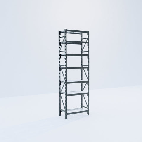 Longspan Metal Shelving - 3100mm High - Full Bay - Mesh Shelf