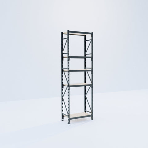 Longspan Metal Shelving - 3100mm High - Full Bay - Particleboard Shelf