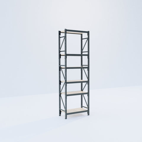 Longspan Metal Shelving - 3100mm High - Full Bay - Particleboard Shelf