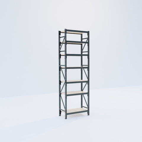 Longspan Metal Shelving - 3100mm High - Full Bay - Particleboard Shelf