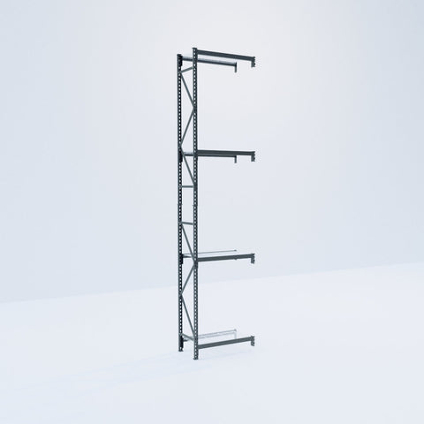 Longspan Metal Shelving - 4200mm High - Add-On Bay - Mesh Shelf