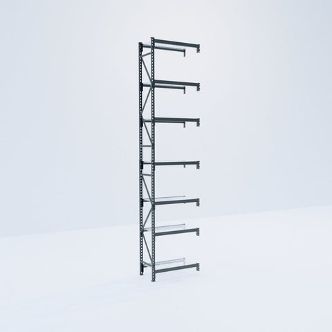 Longspan Metal Shelving - 4200mm High - Add-On Bay - Mesh Shelf