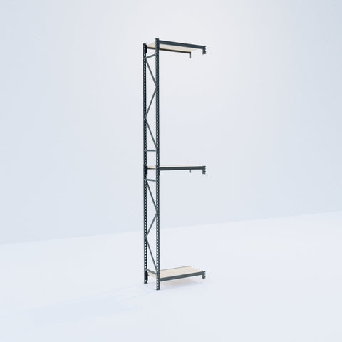 Longspan Metal Shelving - 4200mm High - Add-On Bay - Particleboard Shelf