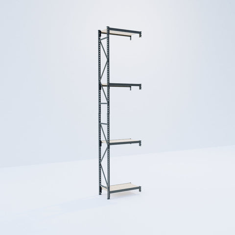 Longspan Metal Shelving - 4200mm High - Add-On Bay - Particleboard Shelf