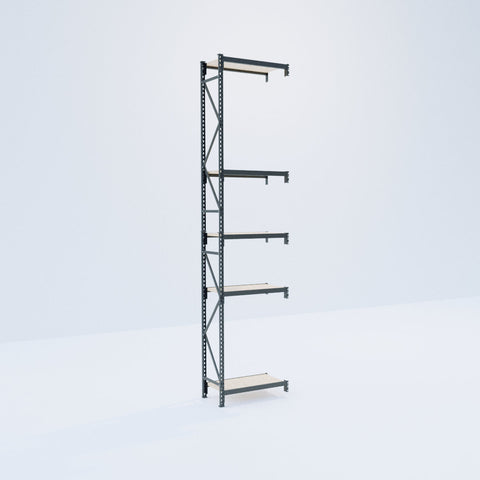 Longspan Metal Shelving - 4200mm High - Add-On Bay - Particleboard Shelf