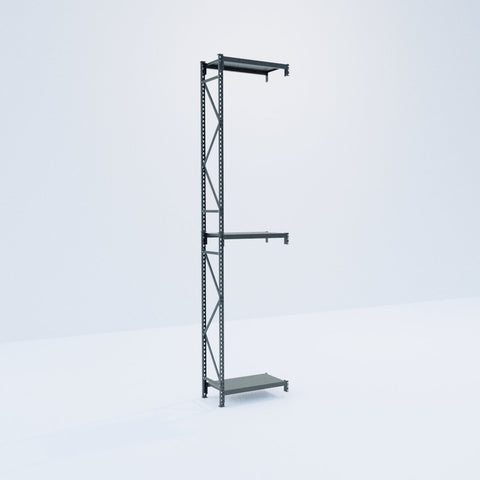 Longspan Metal Shelving - 4200mm High - Add-On Bay - Steel Shelf