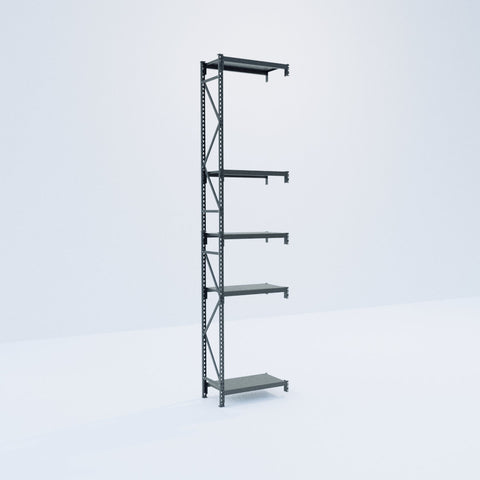 Longspan Metal Shelving - 4200mm High - Add-On Bay - Steel Shelf