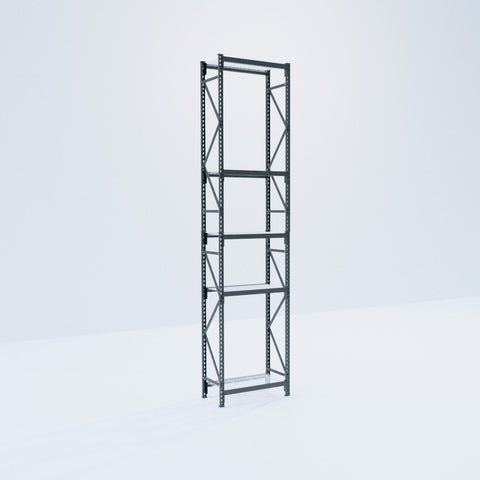 Longspan Metal Shelving - 4200mm High - Full Bay - Mesh Shelf