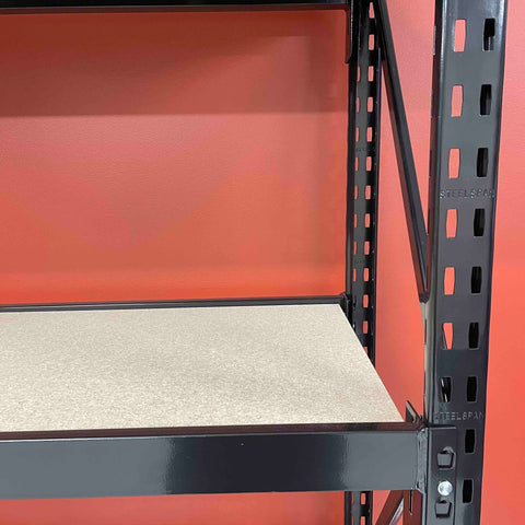 Longspan Metal Shelving - 1000mm High - Add-On Bay - Particleboard Shelf