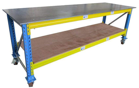 Steelspan Storage Systems Mild Steel (10mm) / None Heavy Duty Workshop Work Bench 1550