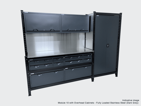 Steelspan Storage Systems Module 10 with Overhead Cabinets