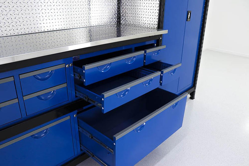 Steelspan Storage Systems Module 16 with Overhead Cabinets
