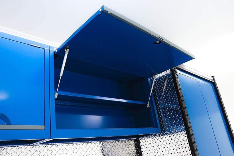Steelspan Storage Systems Module 8 Double with Overhead Cabinets